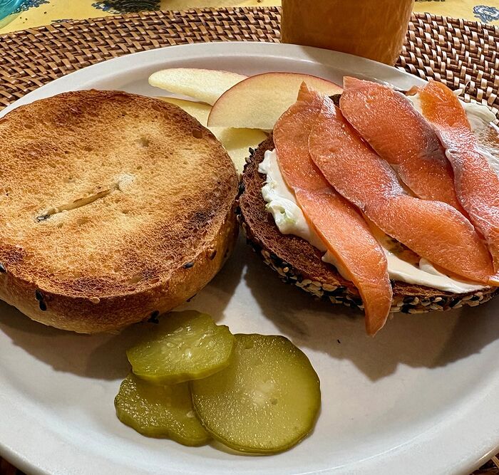 Smoked Salmon Bagels