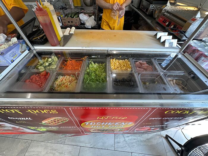 2025 - 07 - 25 - Toshkent Hot Dog toppings