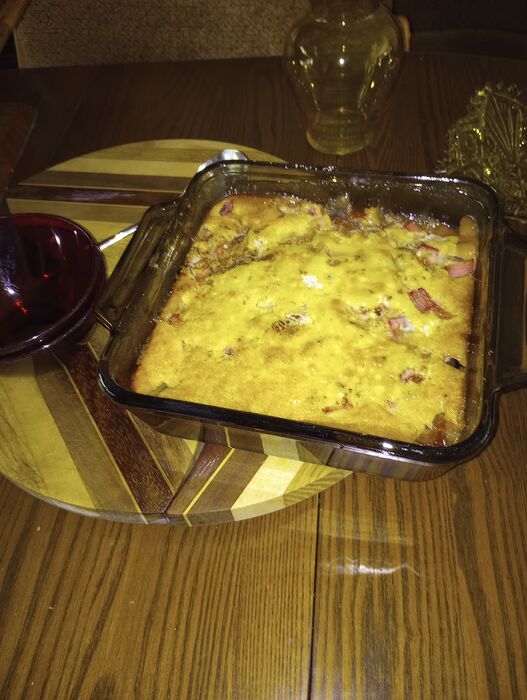 Oct 10 Rhubarb upside down cake