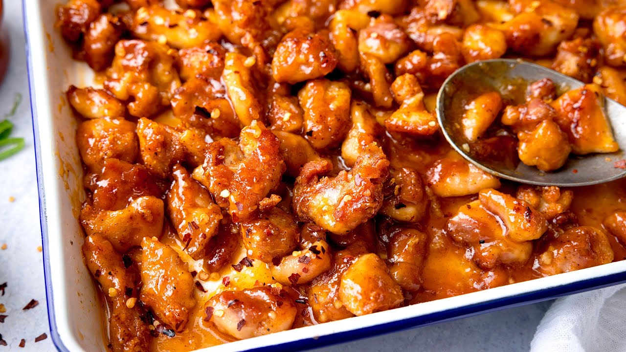 Easy baked version of one of my most popular recipes | Baked Honey Garlic chicken
