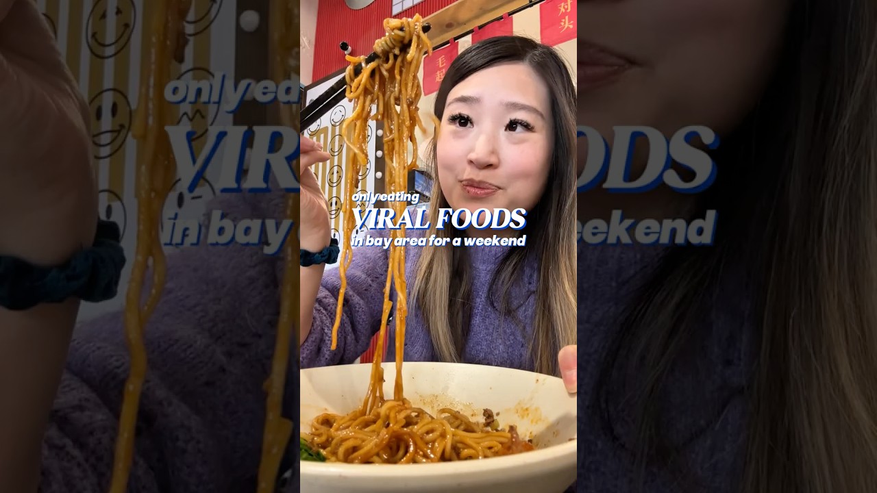 eating ONLY VIRAL FOODS in bay area for a weekend #bayarea  #bayareafoodie #bayareaeats #foodie